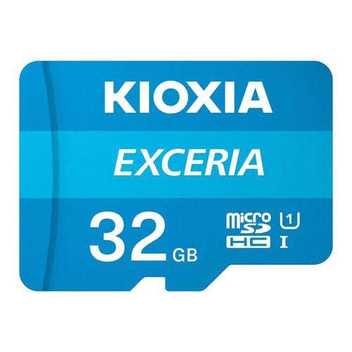 KIOXIA EXCERIA microSDカード 32GB 旧東芝メモリ SD変換アダプタ付属