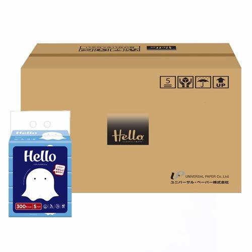 ハロー ソフトパックティッシュ ケース販売 ( 5個×20パック(1個150組