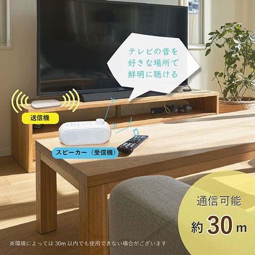 SaiEL リモコン機能付き手元スピーカー 長時間使用可能 SLI-TS03 ( 1個