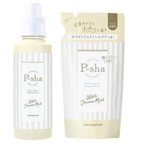 P-sha(パーシャ) ホワイトジャスミンムスク ボトル詰め替えセット ( 1