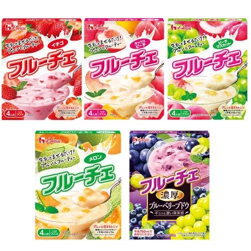 企画品)フルーチェ5種5個アソート ( 1セット )/ フルーチェ 手作り