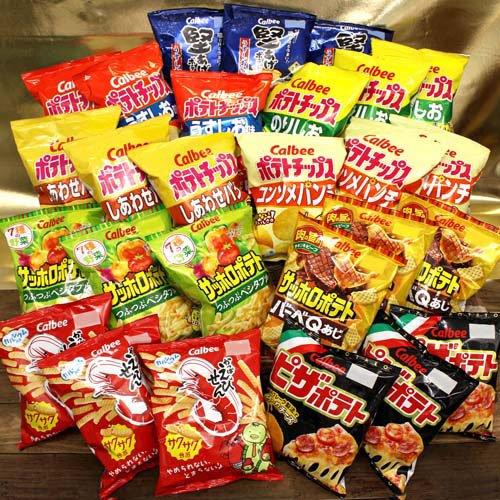 企画品)カルビー人気スナック9種×3袋アソートセット ( 27袋(9種×3袋