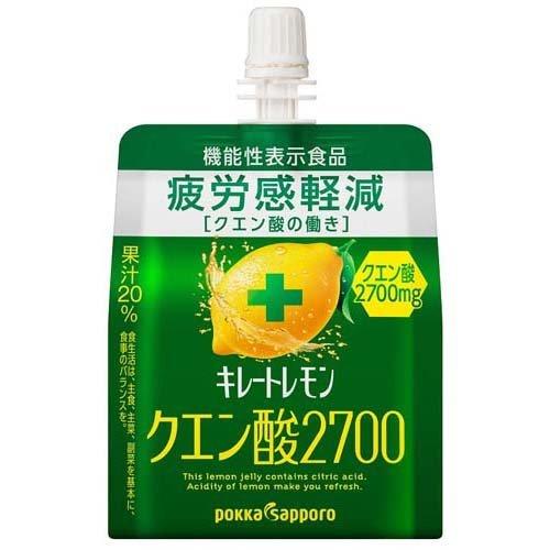 ポッカサッポロ キレートレモン クエン酸2700ゼリー ( 165g*30袋入 