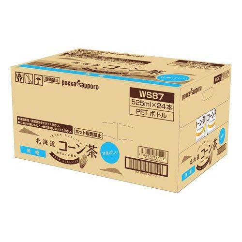 ポッカサッポロ 北海道 コーン茶 カフェインゼロ ( 525ml*24本入