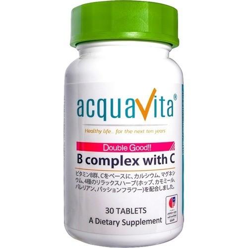 アクアヴィータ B Complex With C 30粒 アクアヴィータ Acquavita 4589940893652 爽快ドラッグ 通販 Yahoo ショッピング