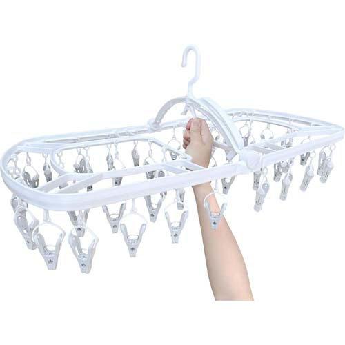 三宅化学 洗濯 物干し まとめて取り込める 角ハンガー 44ピンチ