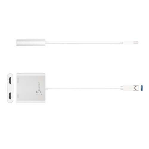 USB3.0 to Dual HDMIディスプレイアダプター JUA365 ( 1個 )/ j5create(ジェイファイブクリエイト)の画像