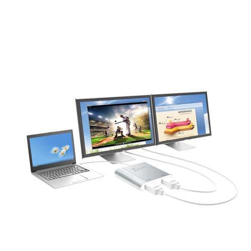 USB3.0 to Dual HDMIディスプレイアダプター JUA365 ( 1個 )/ j5create(ジェイファイブクリエイト)の画像