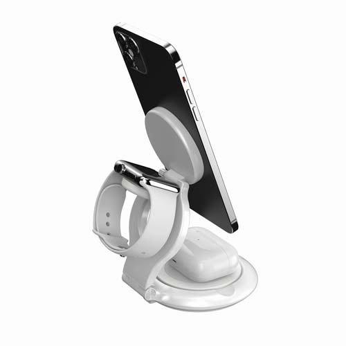 脱毛器 ホワイト 充電器・スタンド付き Qi2 スタンド式3in1ワイヤレス充電器 JUPW3415 ( 1個 )/ j5create