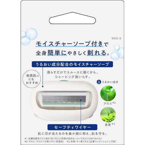 モイスチャーソープシェーバー 替刃 ( 3コ入 )/ シック : 爽快 モイスチャーソープシェーバー 替刃 ( 3コ入 )/ シック : 爽快