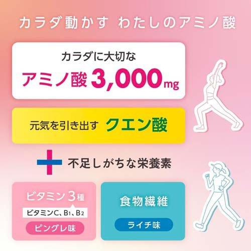 アミノバイタル ami活 ゼリードリンク 朝のピングレ味 ( 180g×6個