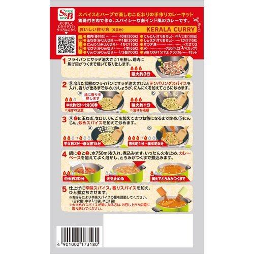 S＆B CRAFT STYLE ケララカレー ( 90.5g ) エスビー食品 手作り