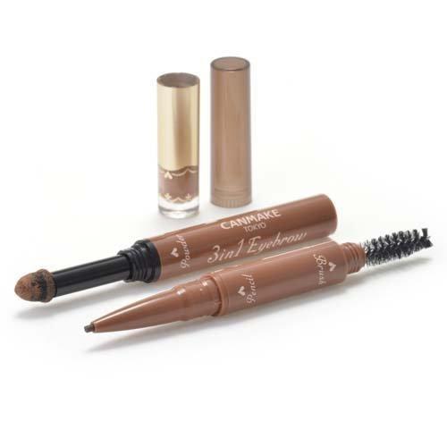 キャンメイク 3in1アイブロウ 01 ナチュラルブラウン ( 0.57g