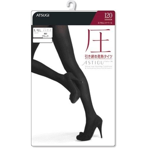 日本 ATSUGI 厚木 秋冬加壓塑型發熱保暖連褲襪子女120D 黑色 L-LL 身高155-170cm 1pcs