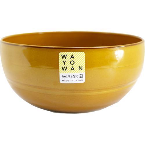 WAYOWAN(ワヨウワン) お椀 どんぶり レトロアンバー AZ19-10 ( 1個
