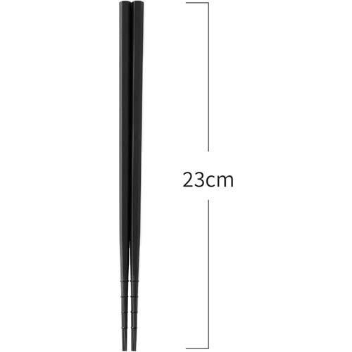 アサヒ興洋 お箸 樹脂箸 食洗機対応 23cm 先十字 ブラック KY-47 ( 5膳