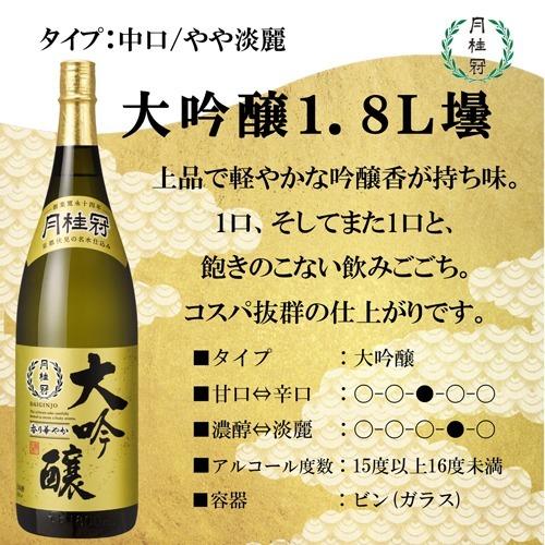 月桂冠 大吟醸 壜詰 1800ml 6本入 月桂冠 爽快ドラッグ 通販 Yahoo ショッピング