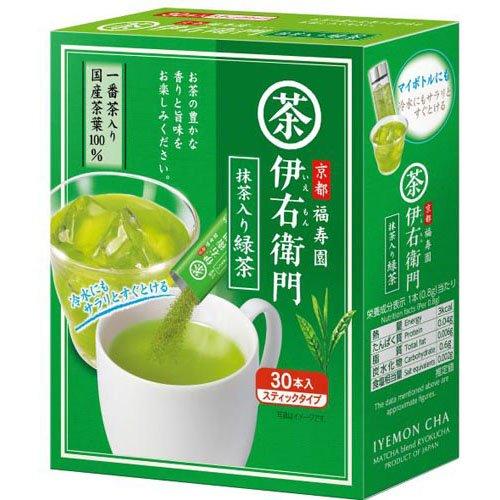 伊右衛門 抹茶入りインスタント緑茶 スティック ( 30本入 )/ : 爽快