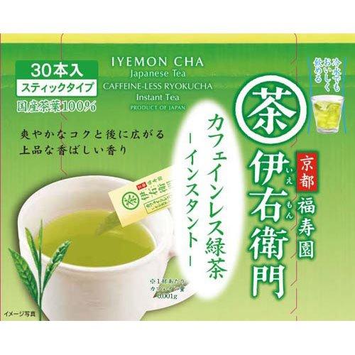 伊右衛門 カフェインレスインスタント緑茶 ( 30本入 )/ : 爽快ドラッグ