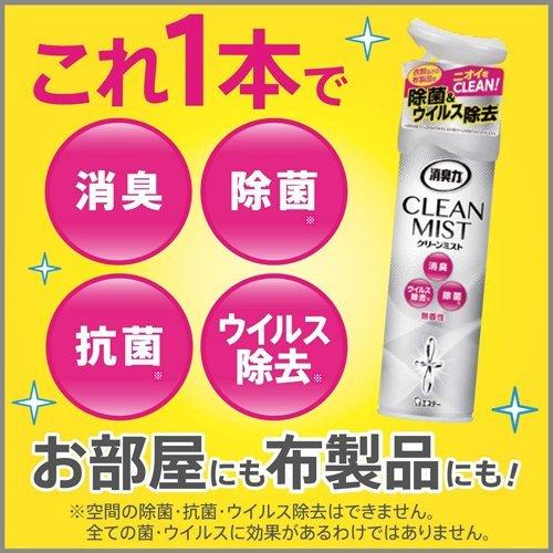 消臭力 クリーンミスト 消臭剤 スプレー 無香性 ( 280ml )/ : 爽快