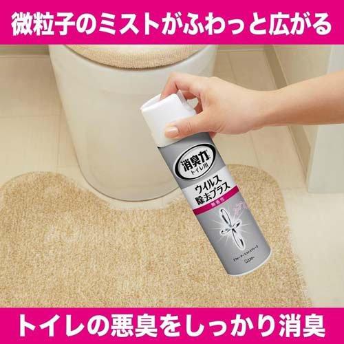 消臭力 トイレ用 消臭スプレー ウイルス除去プラス 無香性 芳香剤