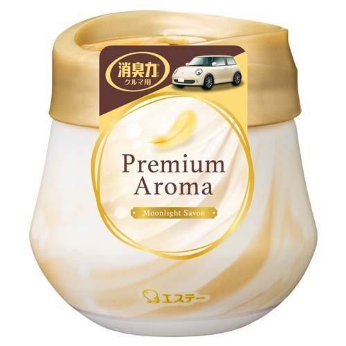 クルマの消臭力 プレミアムアロマ ゲルタイプ ムーンライトシャボン 車