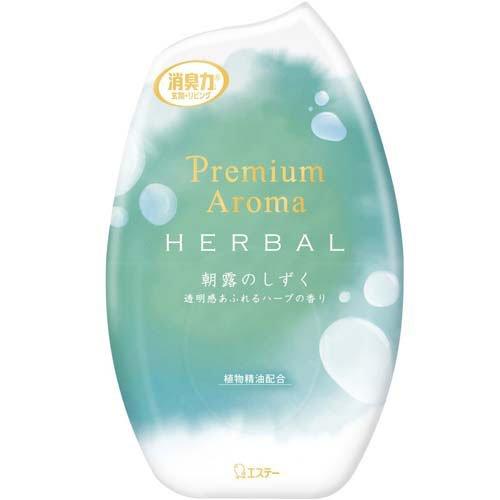 消臭力 プレミアムアロマ 玄関 リビング 部屋用 置き型 芳香剤 朝露の