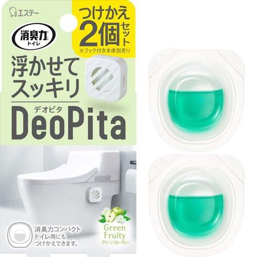 消臭力 デオピタ トイレ用 浮かせてスッキリ グリーンフルーティー 付