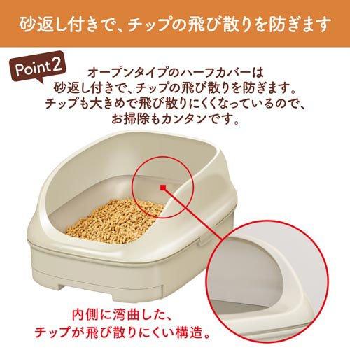 ニャンとも清潔トイレ 猫用 トイレ本体セット オープンタイプ ライト