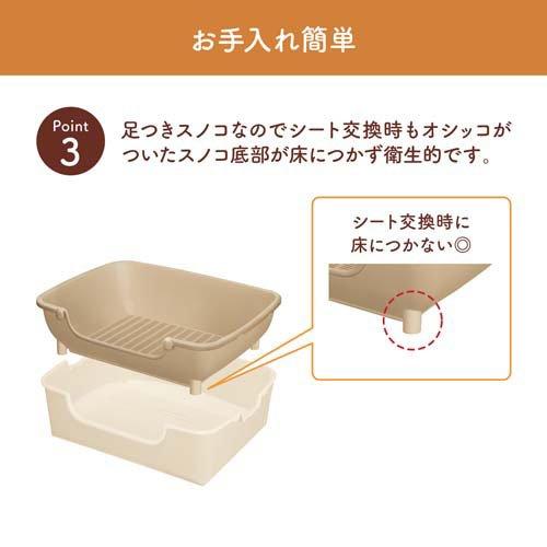ニャンとも清潔トイレ 猫用 トイレ本体セット らくっとシンプル ライト
