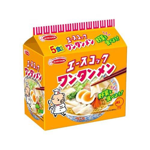 エースコック ワンタンメン 袋 ( 5食 )/ : 爽快ドラッグ - 通販