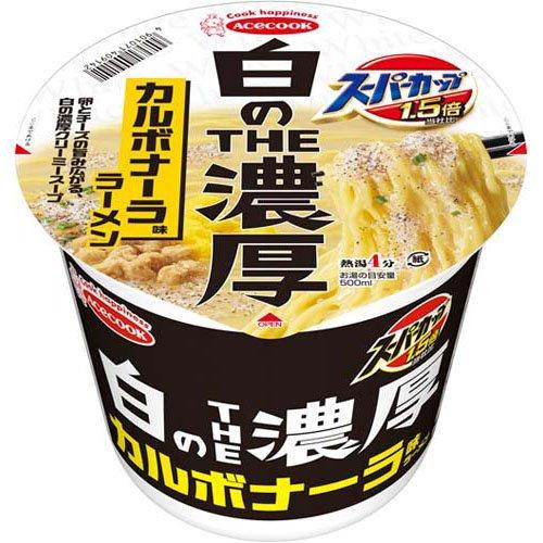 ♩ かぷめん出品 スーパーカップ1.5倍 カルボナーラ味 ( 12個 )/ スーパーカップ : 爽快