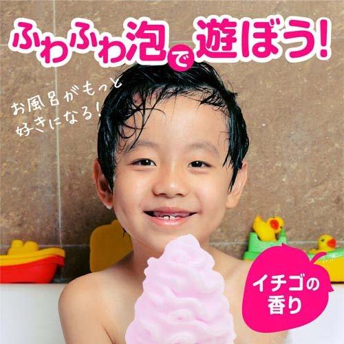 遊べる入浴あわっぴー イチゴの香り 温泡kids お風呂 子供 親子 泡
