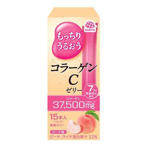 もっちりうるおう コラーゲンCゼリー ピーチ味 美容ゼリー ( 10g×15本
