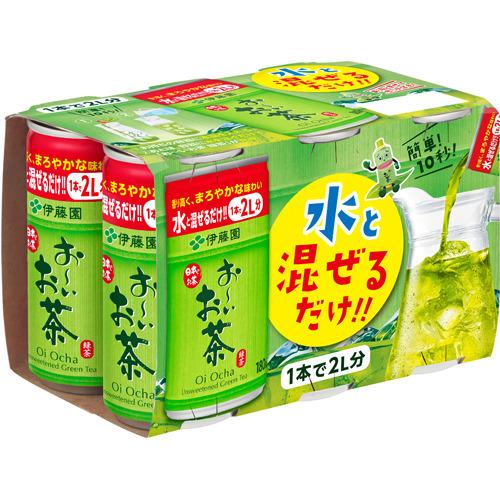 伊藤園 希釈用 おーいお茶 緑茶 缶 180g 6本入 お いお茶 爽快ドラッグ 通販 Yahoo ショッピング