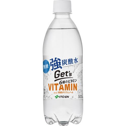 伊藤園 Get S Vitamin ゲッツビタミン 無糖 強炭酸水 500ml 24本入 伊藤園 爽快ドラッグ 通販 Yahoo ショッピング