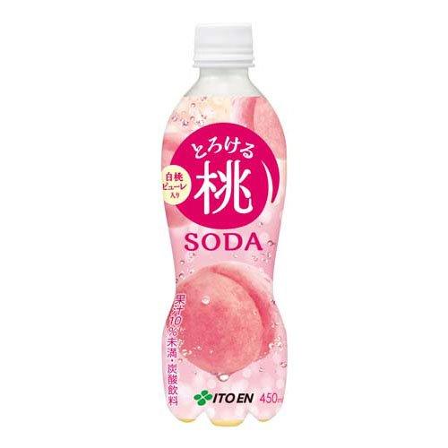 伊藤園 とろける桃ソーダ ( 450ml*24本入 )/ : 爽快ドラッグ - 通販