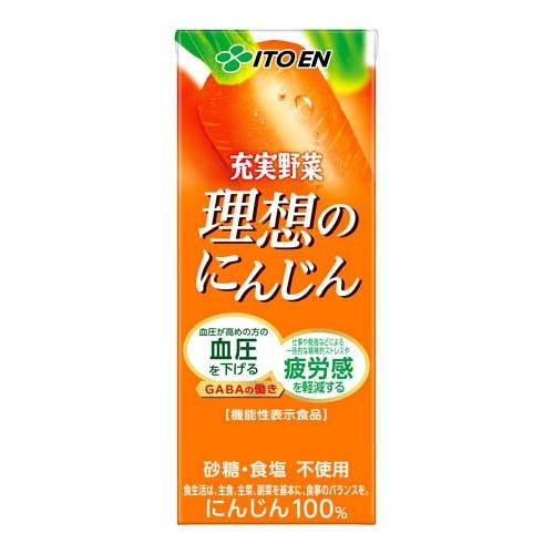 伊藤園 充実野菜 理想のにんじん ( 200ml×24本 )/ : 爽快ドラッグ