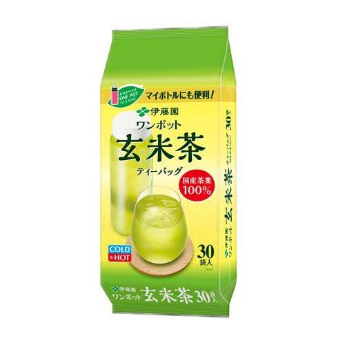 伊藤園 ワンポット玄米茶 ティーバッグ 国産茶葉100％使用 ( 3.3g×30袋