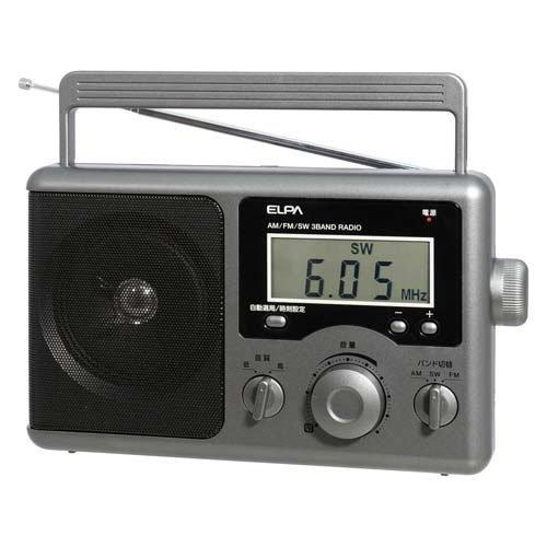 エルパ(ELPA) 短波液晶ポータブルラジオ ER-H300TL ( 1個 ) : 爽快