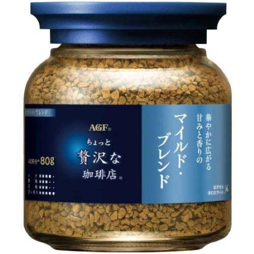 AGF ちょっと贅沢な珈琲店 マイルド・ブレンド 瓶 ( 80g ) : 爽快