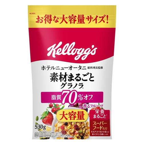 素材まるごとグラノラ 脂質70％オフ 香るフルーツ 大容量 ( 530g