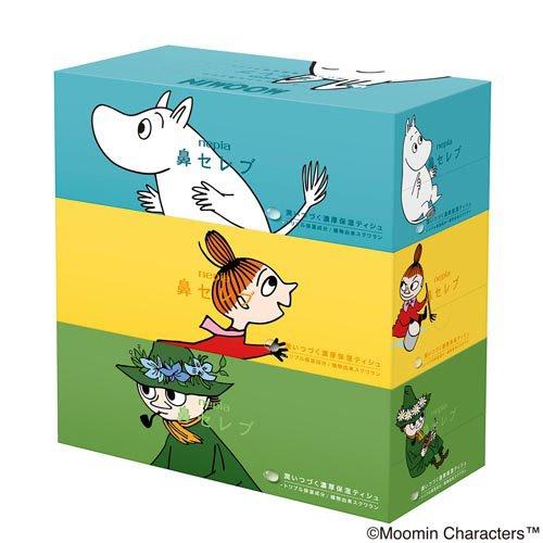 企画品)ネピア 鼻セレブティッシュ ムーミンコラボパッケージ ( 3箱入