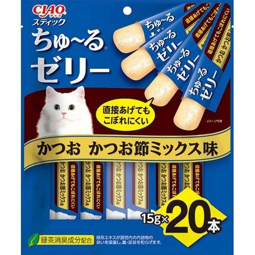CIAO ちゅ〜るゼリー かつお かつお節ミックス味 ( 15g*20本入