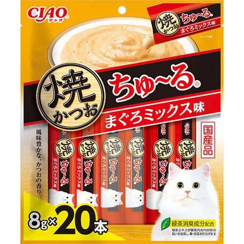 CIAO焼かつおちゅ〜る まぐろミックス味 ( 8g×20本 ) : 爽快ドラッグ