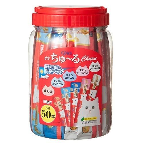 チャオ exちゅ〜る まぐろバラエティ タイ産 ( 14g*50本入 チャオ exちゅ〜る まぐろバラエティ タイ産 ( 14g*50本入