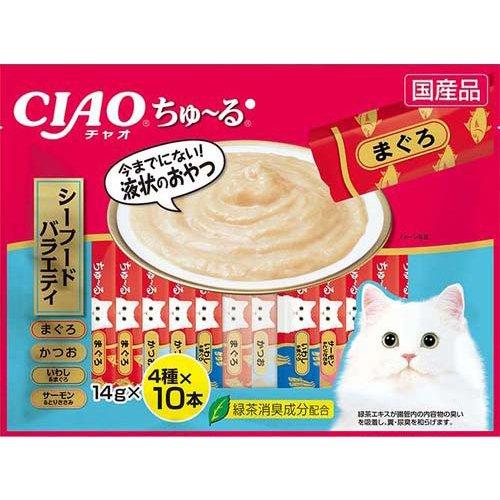 チャオ ちゅ〜る シーフードバラエティ ( 14g*40本入 )/ : 爽快