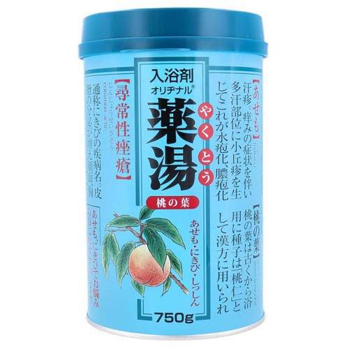 オリヂナル 薬湯 入浴剤 桃の葉 ( 750g )/ : 爽快ドラッグ - 通販