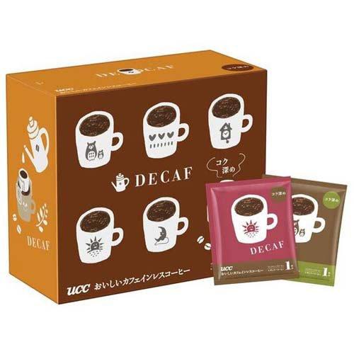 UCC おいしいカフェインレスコーヒー ワンドリップコーヒー コク深め