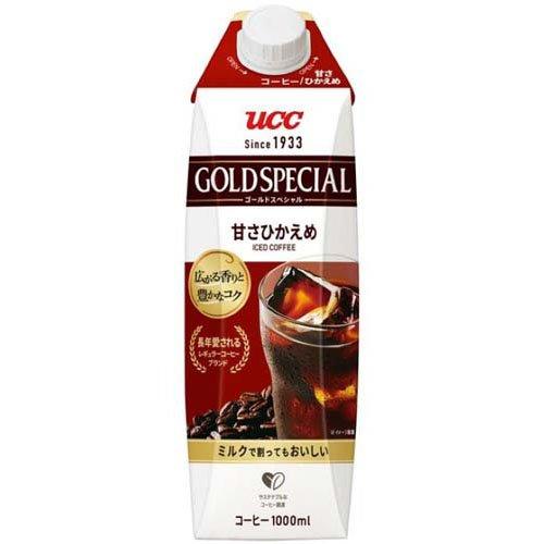 UCC ゴールドスペシャル アイスコーヒー 甘さひかえめ ( 1000ml*12本入